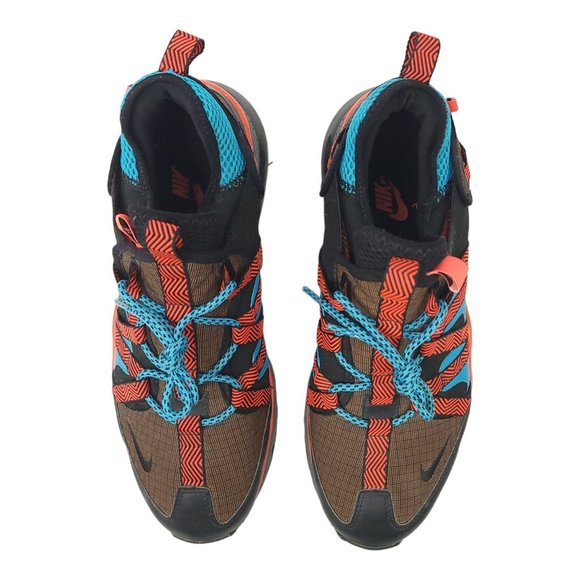 Nike Air Max 270 Bowfin Mens 10 Brown Blue Orange Trail Running Shoe AJ7200-200 - Picture 6 of 11